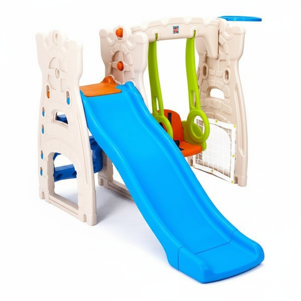 Grow n Up Scramble n Slide Swing Play Center (Tanpa Ring Basket)
