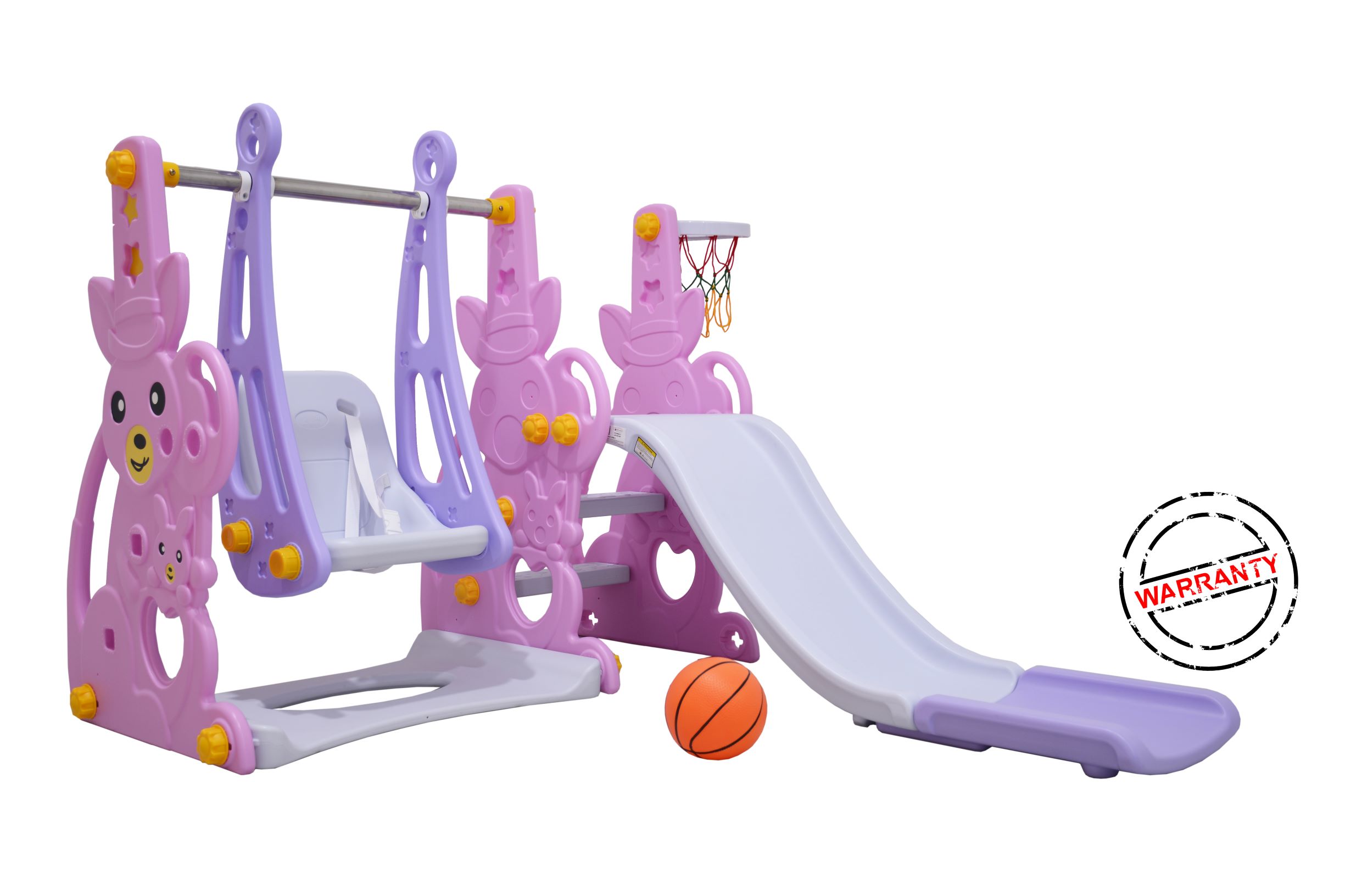 Labeille Kangaroo Slide and Swing – Pink