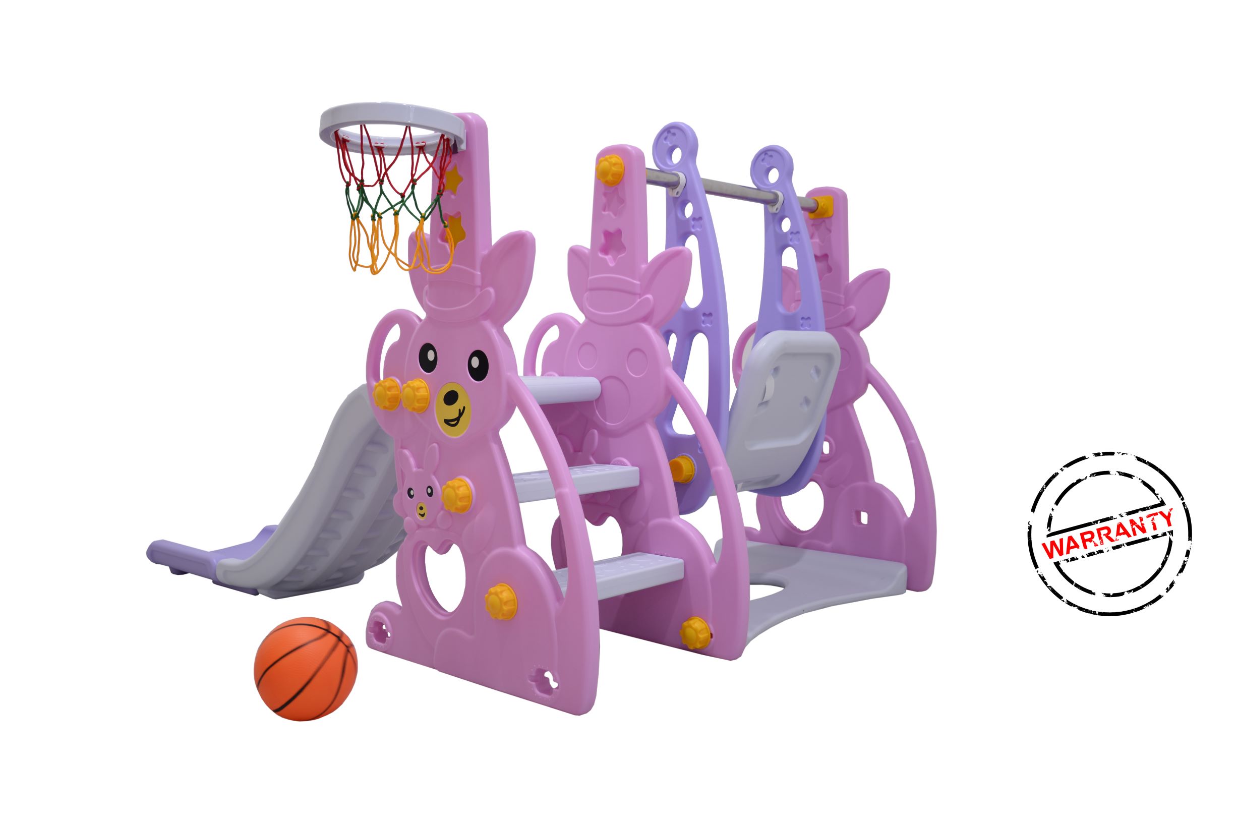 Labeille Kangaroo Slide and Swing – Pink 2