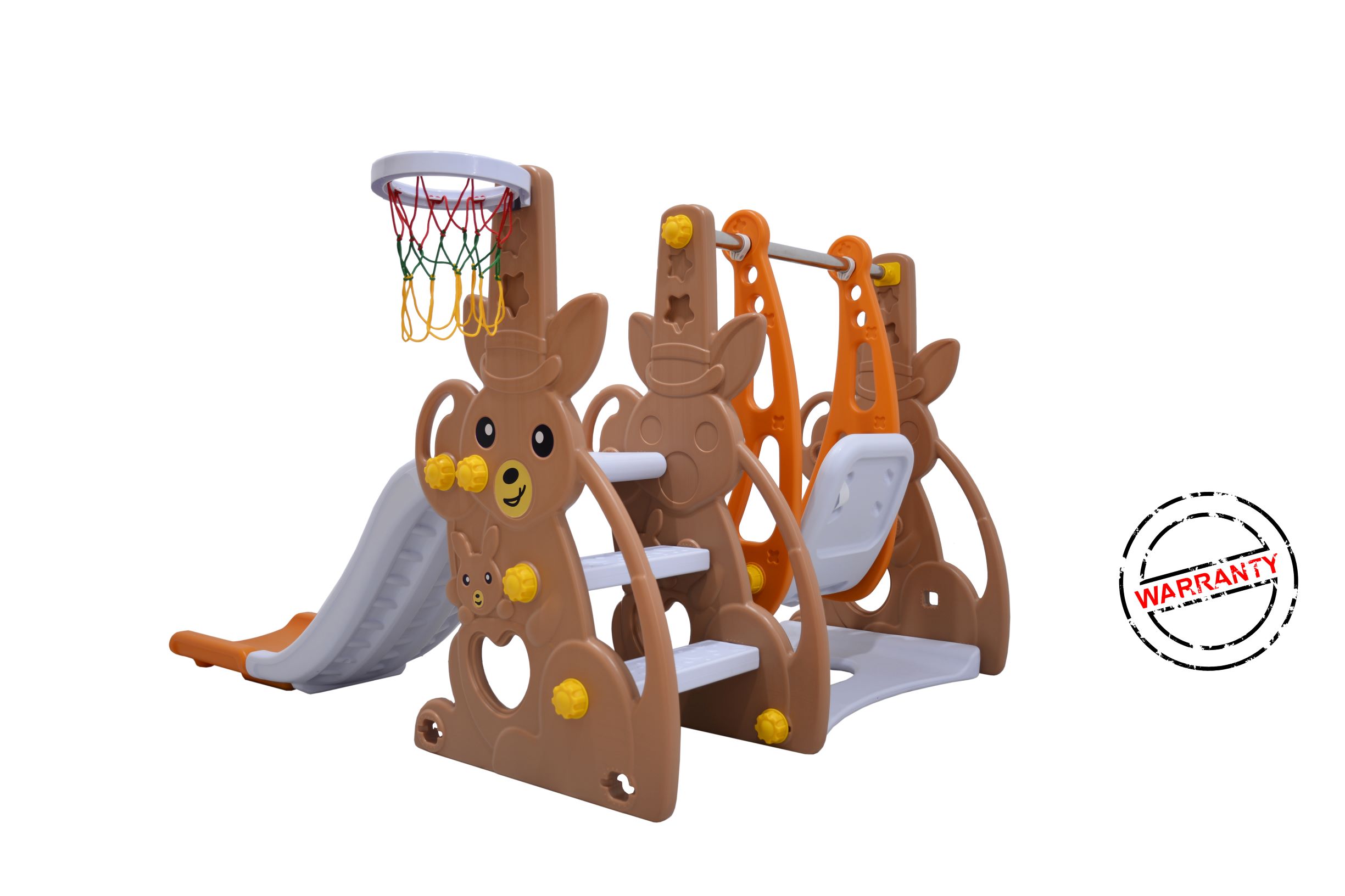 Labeille Kangaroo Slide and Swing – Brown 2
